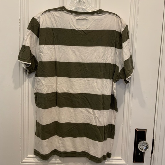 Abercrombie & Fitch Grey and White Shirt Size L - Picture 2 of 4